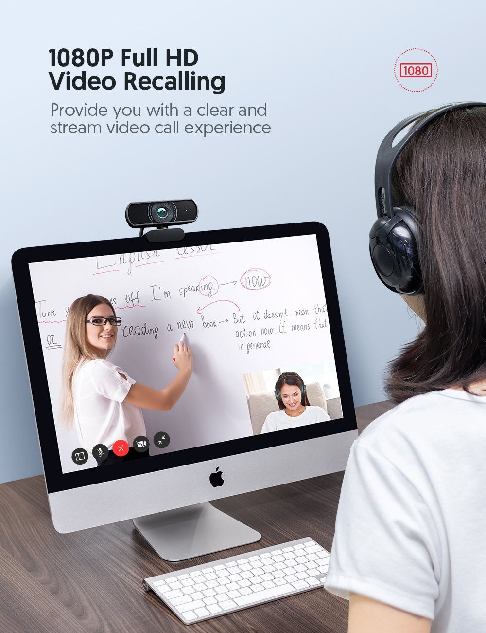 Victure SC30 1080P Webcam 
