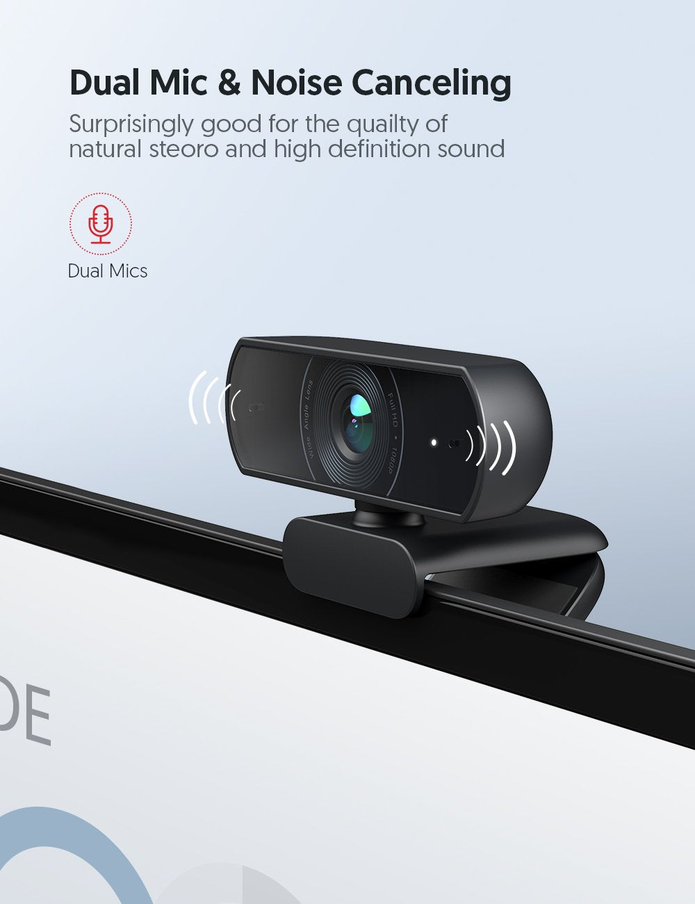 Victure SC30 1080P Webcam 