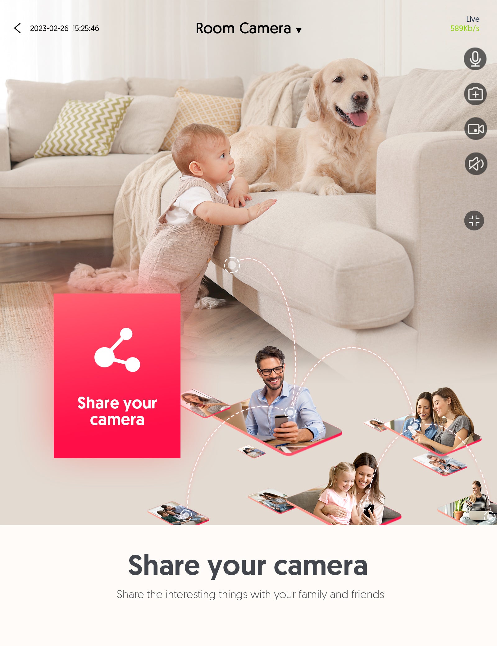 Victure Indoor Pet Camera PC550