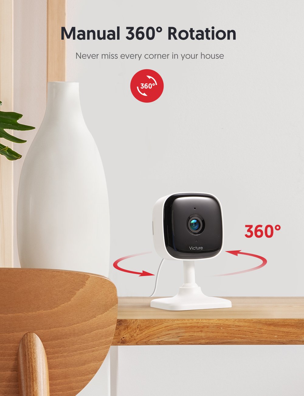 Victure PC440 Indoor Baby Camera (Osaio APP)